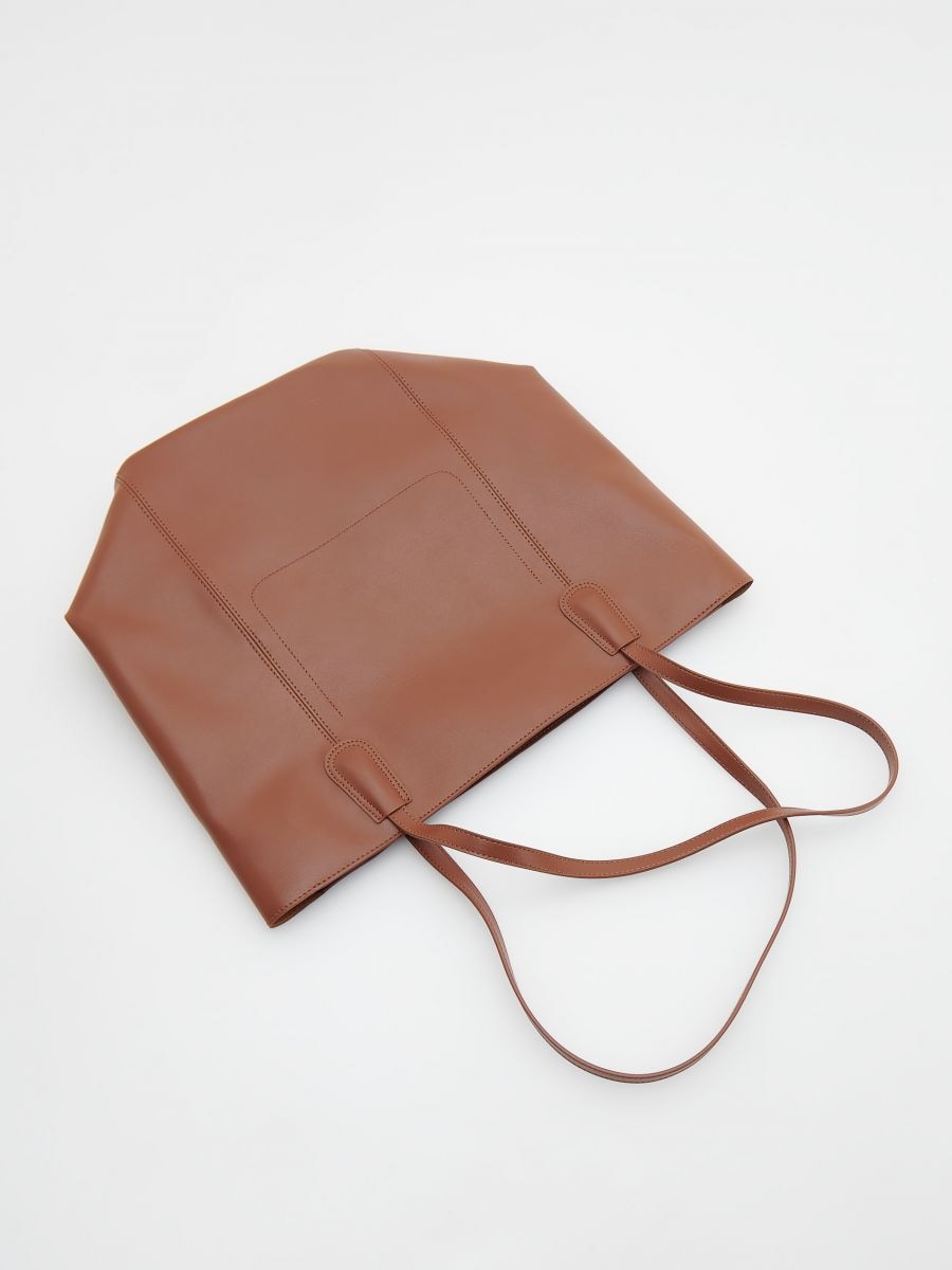 Shopper torba - braon - RESERVED - 4