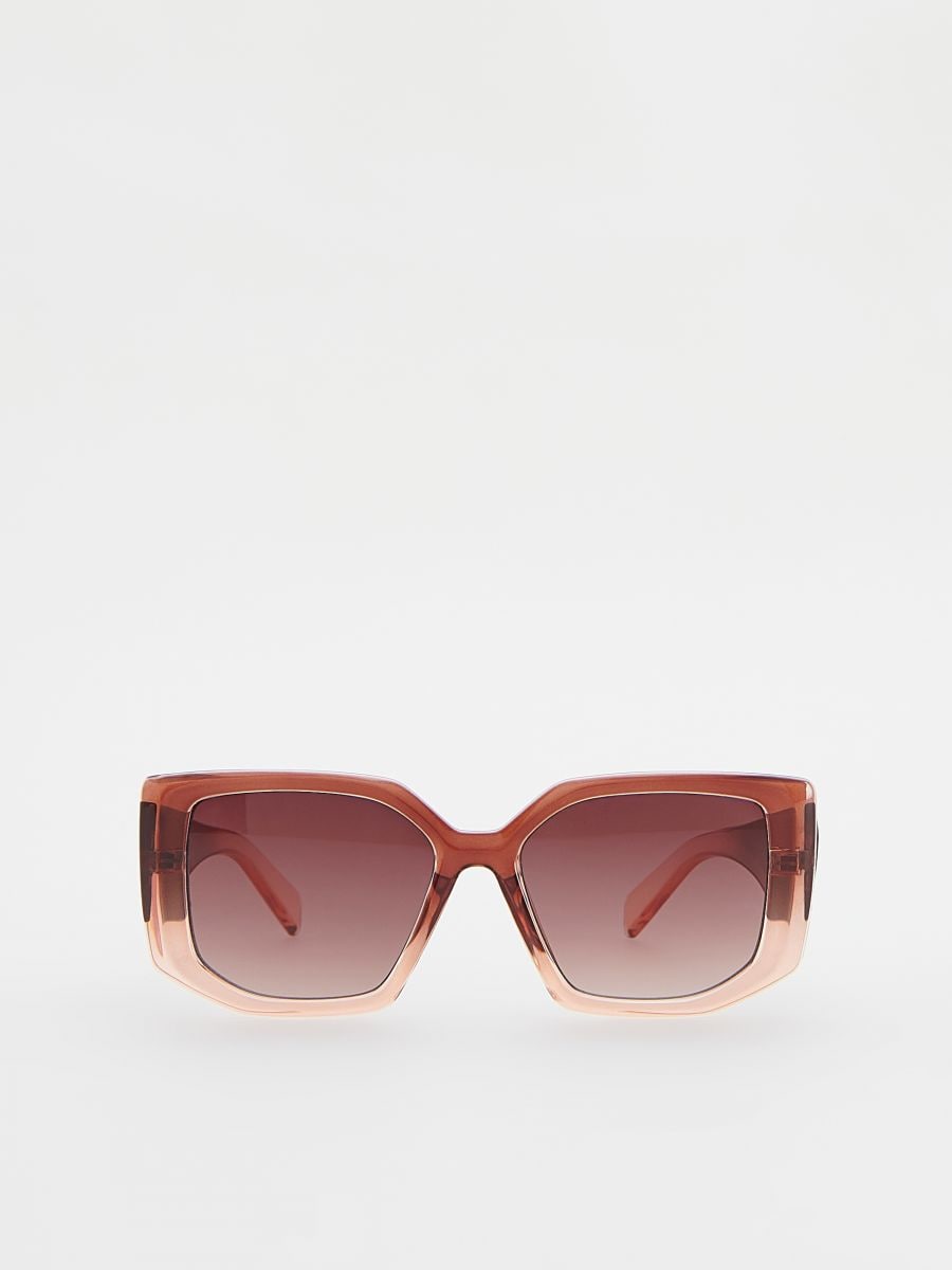Okulary przeciwsłoneczne - brązowy - RESERVED