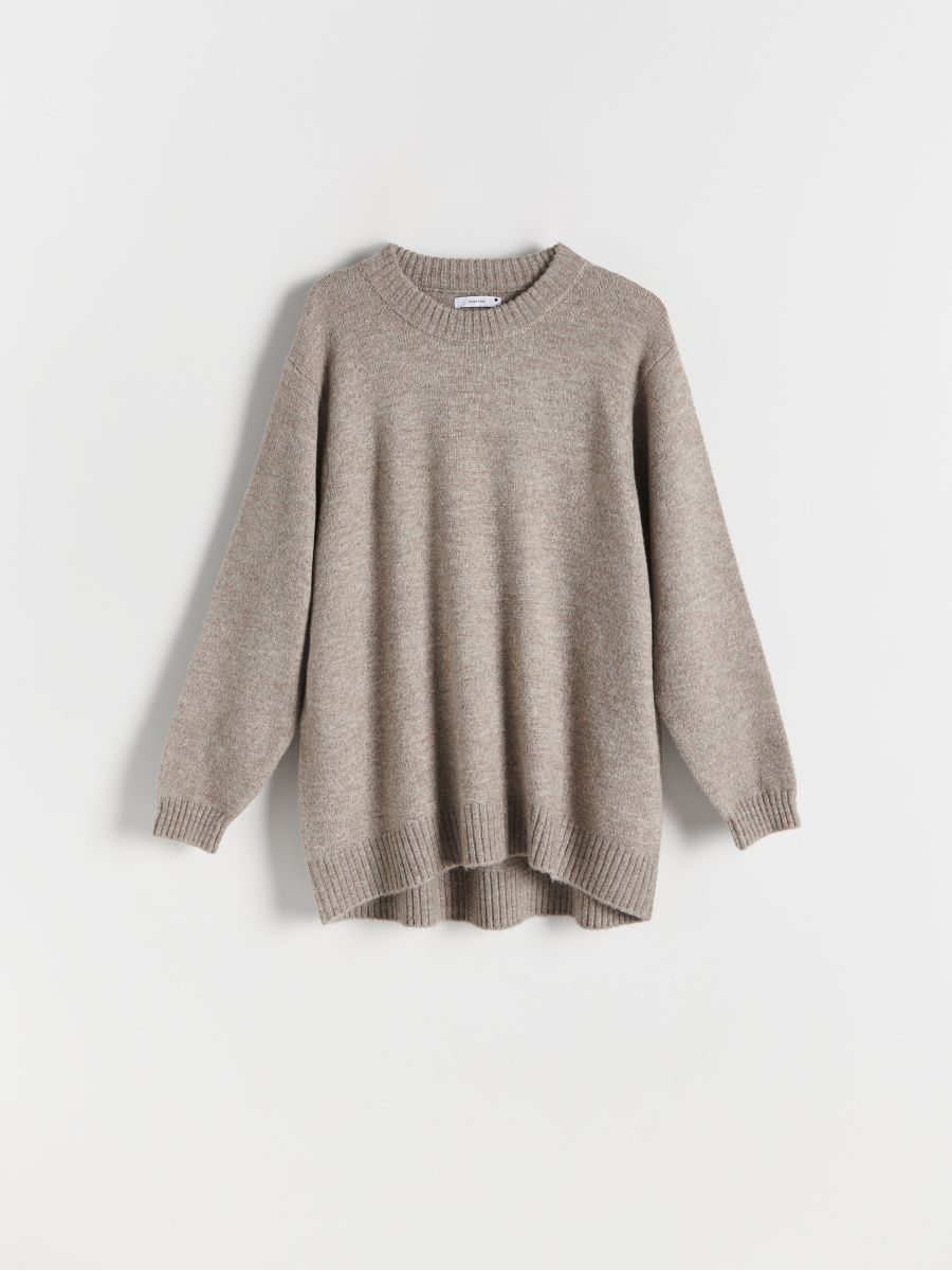 Plain jumper - coffee - RESERVED - 3