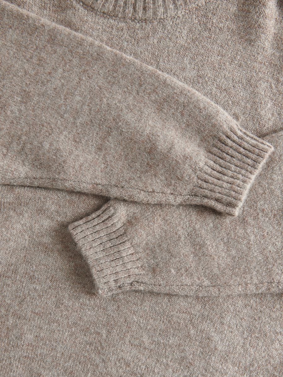 Plain jumper - coffee - RESERVED - 4