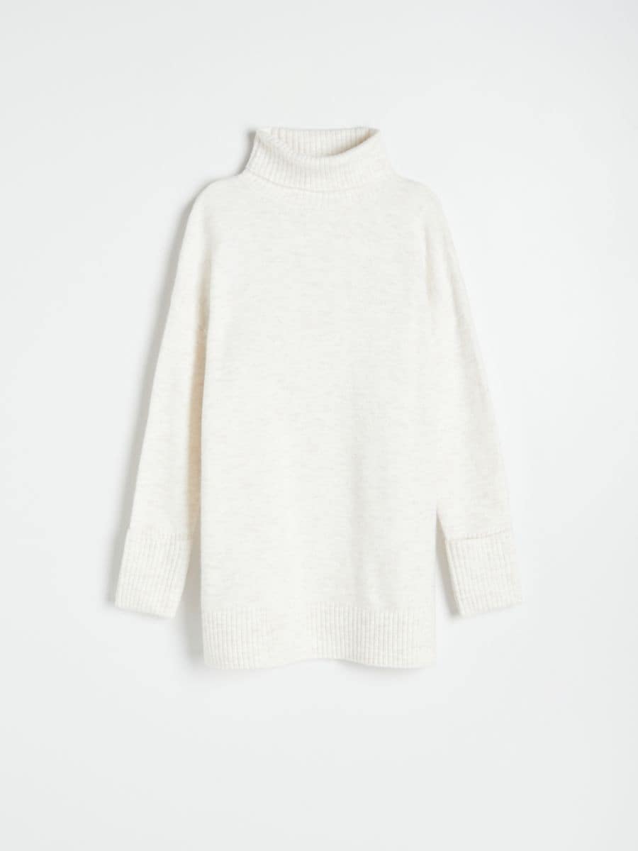 Turtleneck jumper - cream - RESERVED - 4