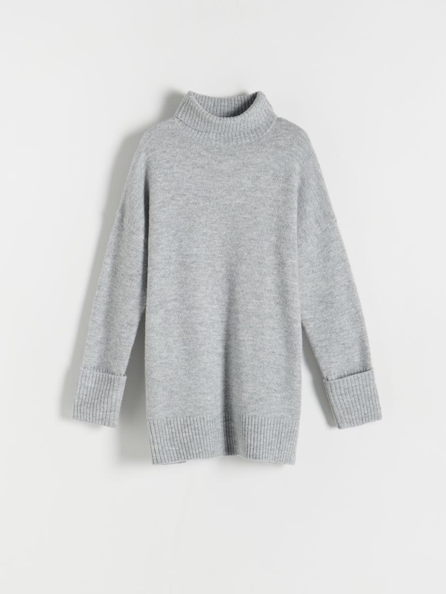 Rollkragenpullover - mittelgrau - RESERVED - 5