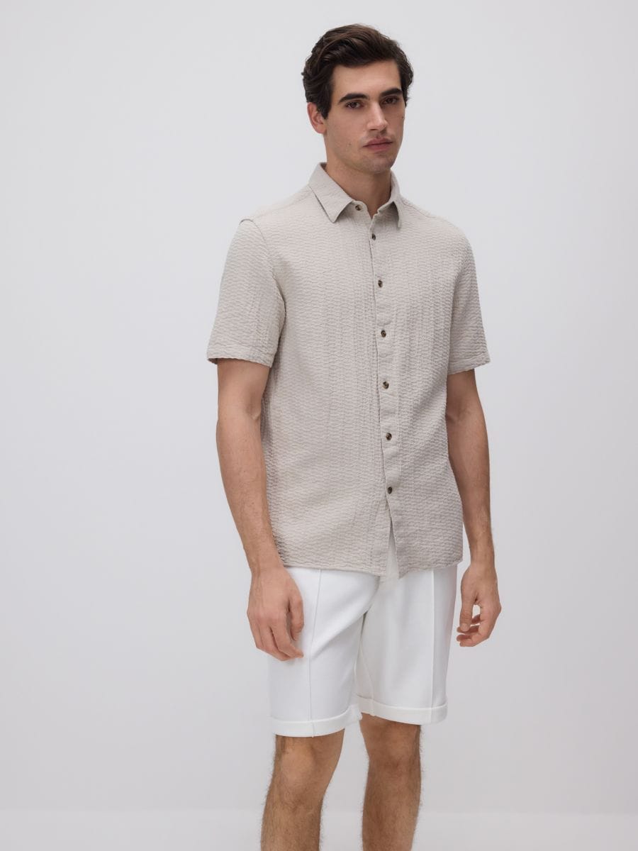 Regular shorts - cream - RESERVED - 4