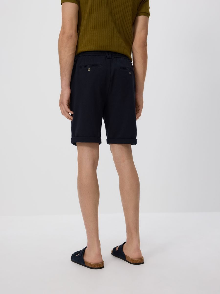Regular shorts - navy - RESERVED - 4