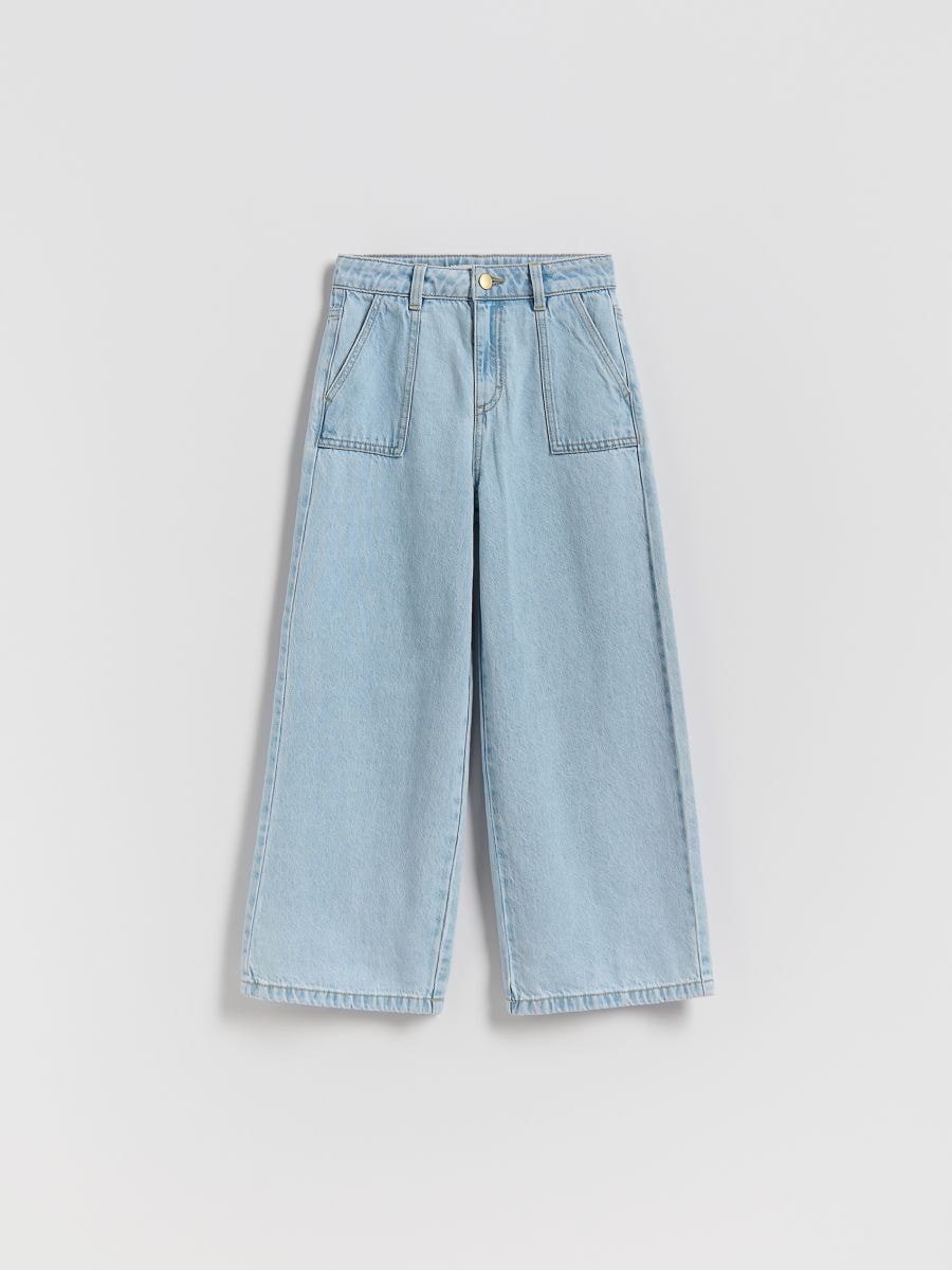 Jean super wide leg - bleu - RESERVED