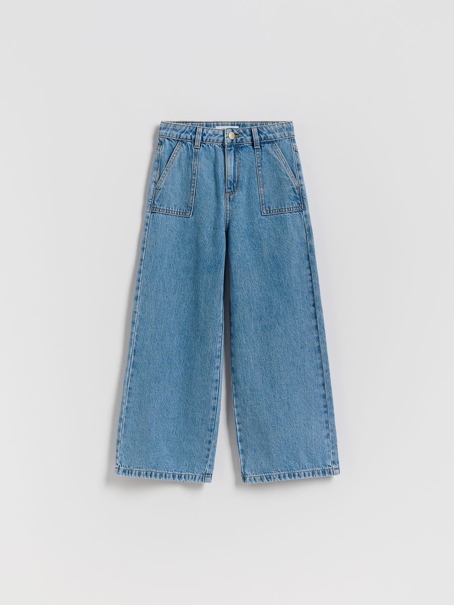 Jean super wide leg - bleu - RESERVED