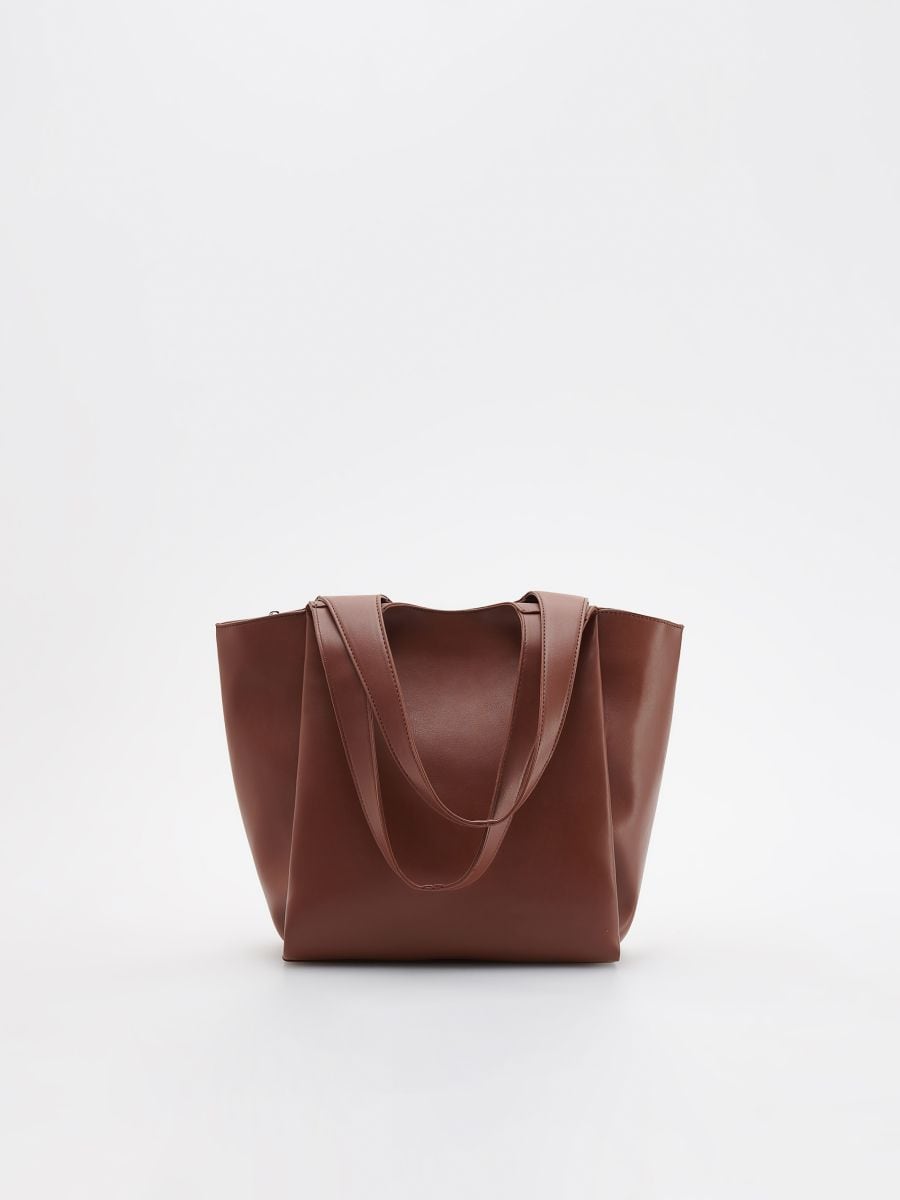 Taška shopper - hnědá - RESERVED - 2
