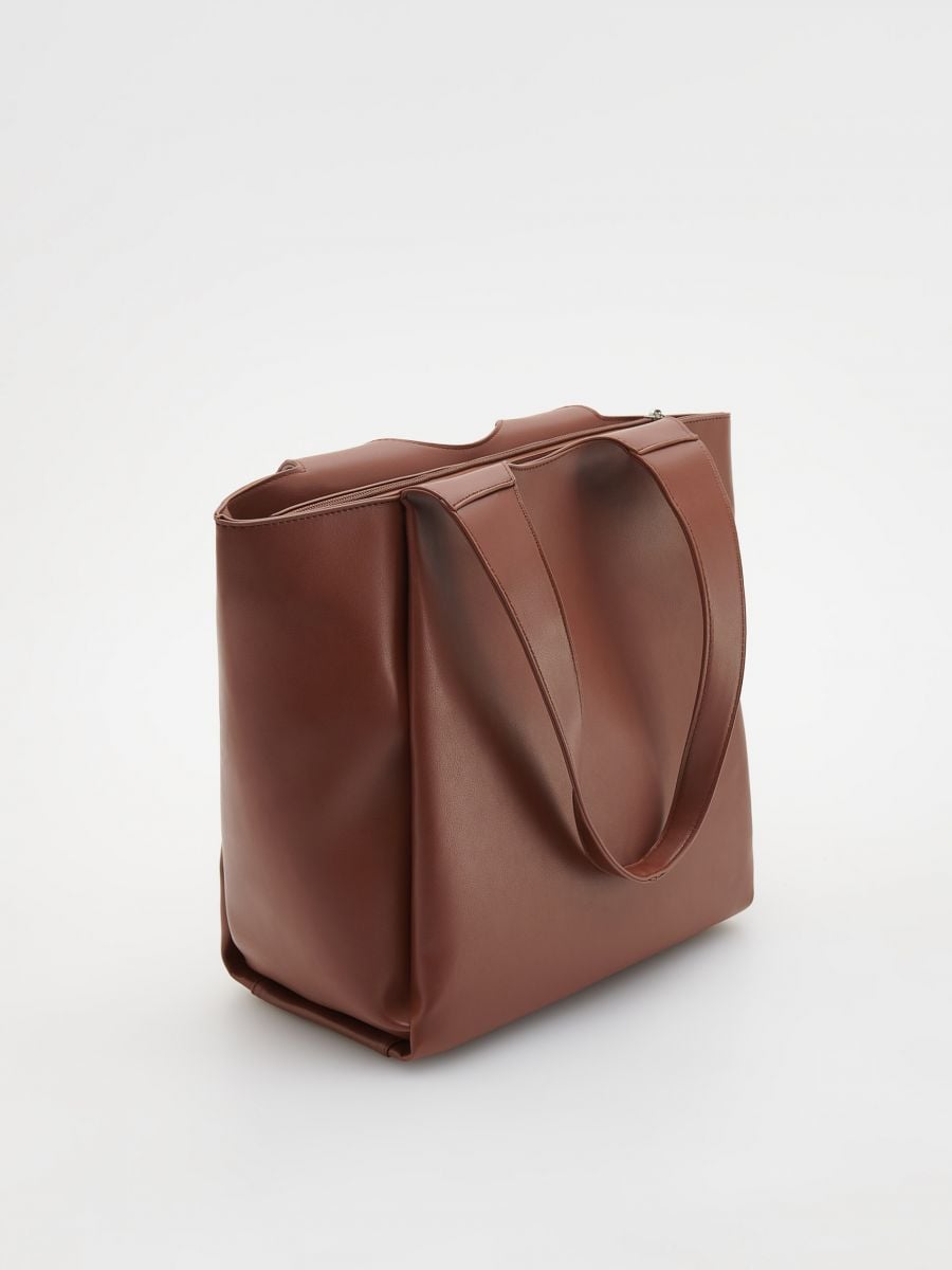 Taška shopper - hnědá - RESERVED - 3