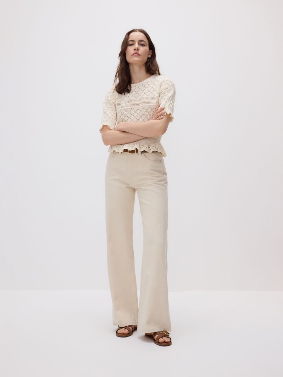 Openwork top - nude - RESERVED - 2