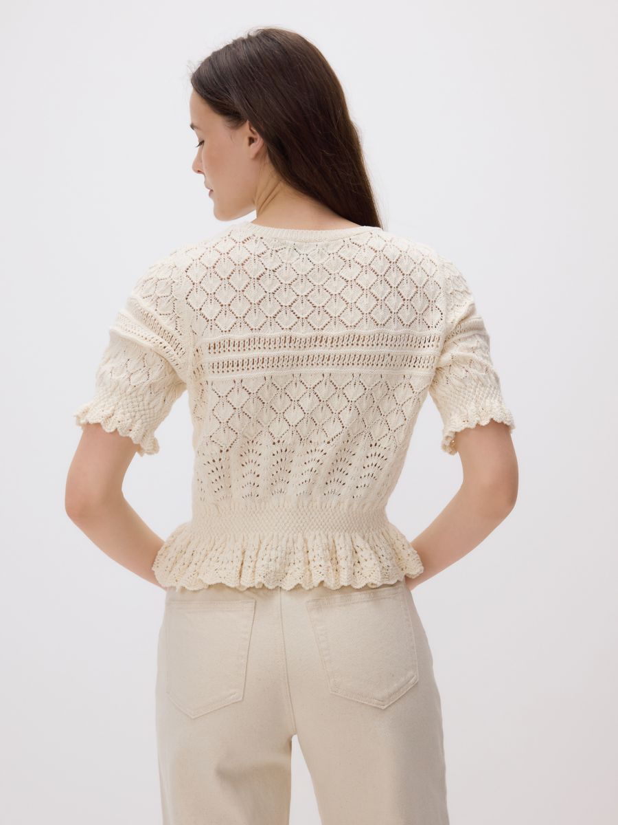 Openwork top - nude - RESERVED - 5