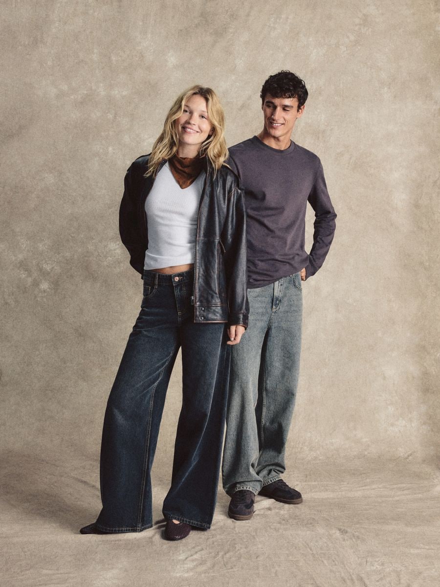 Baggy fit jeans - black - RESERVED