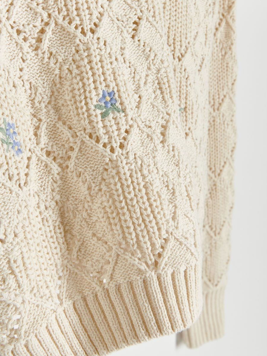 Openwork jumper - nude - RESERVED - 4