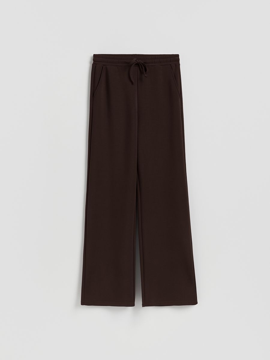 Modal blend sweatpants - dark brown - RESERVED