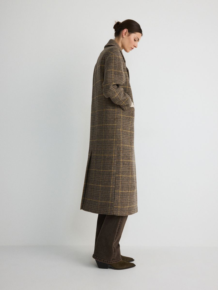 Wool blend coat - multicolor - RESERVED - 4