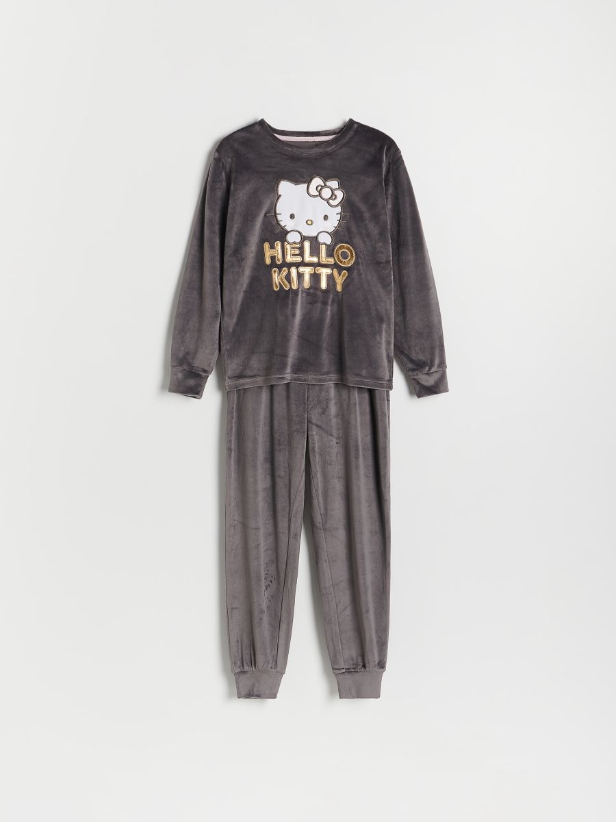 GIRLS` PYJAMA - dark grey - RESERVED