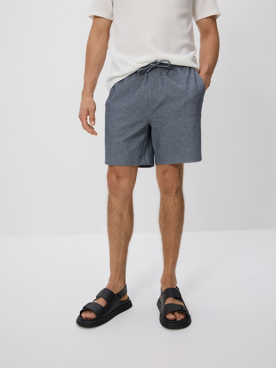 Short regular texturé - Marine - RESERVED - 3