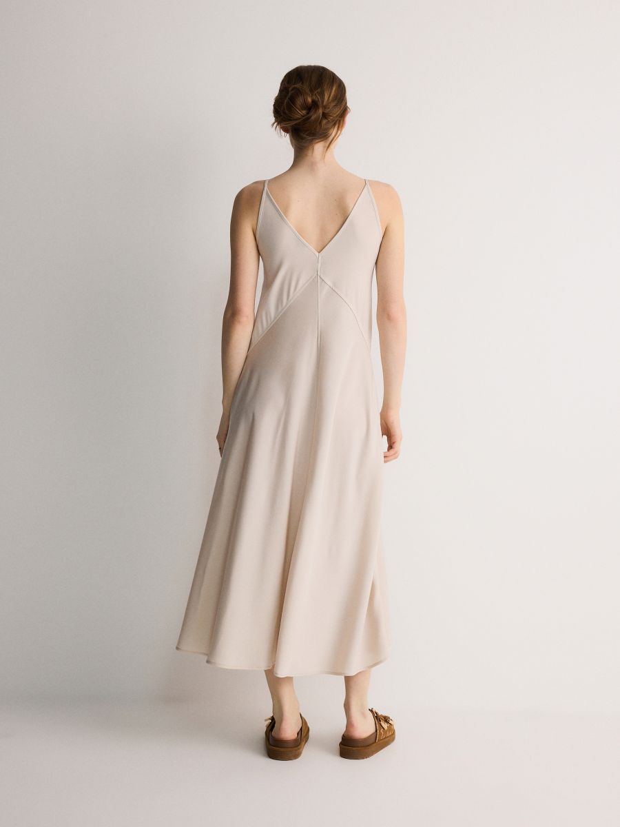 Robe maxi simple - beige - RESERVED - 4