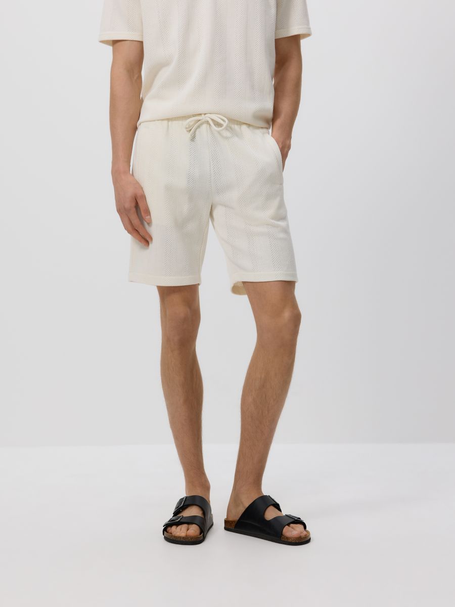 Regular structural shorts - cream - RESERVED - 3