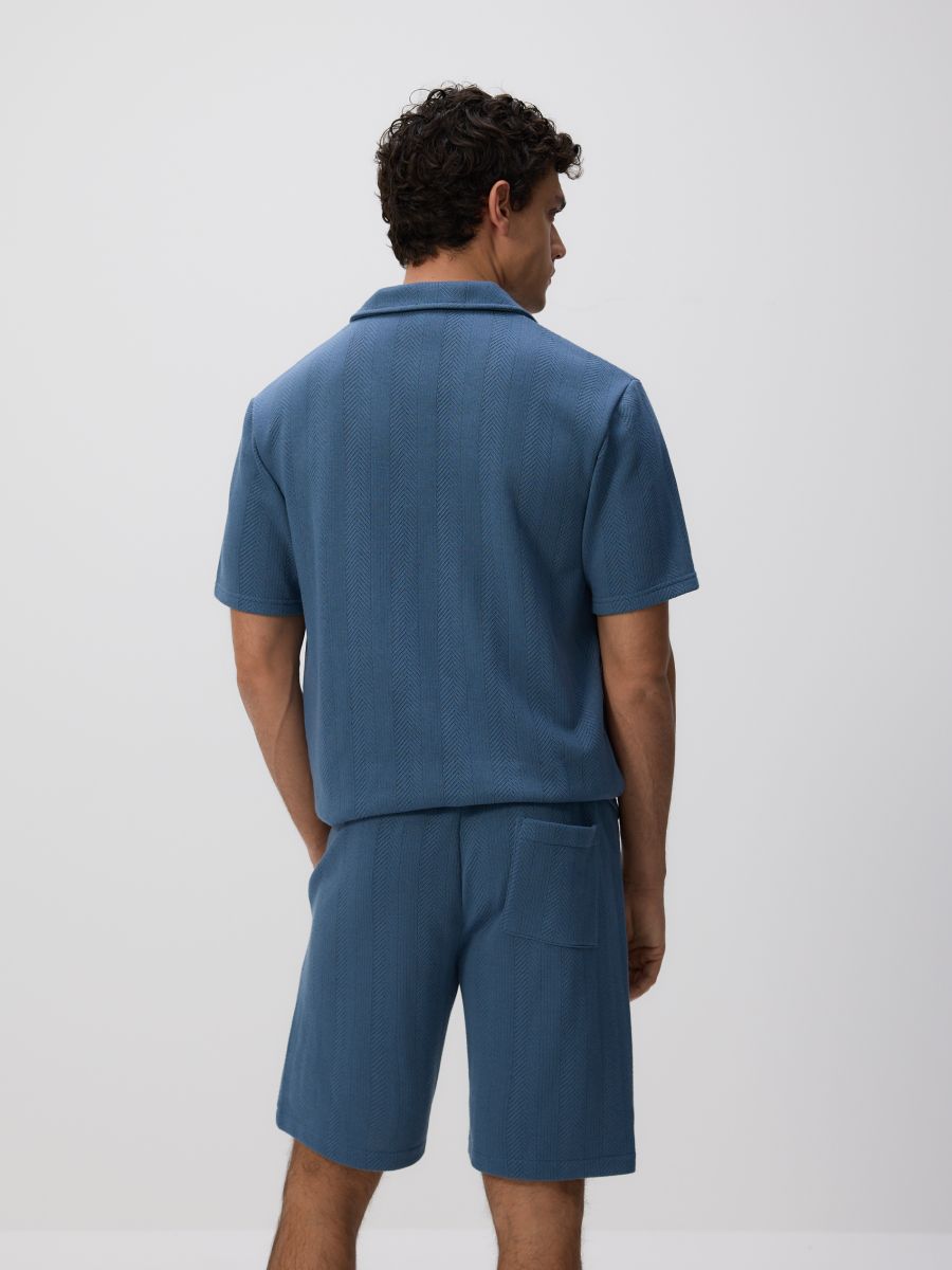 Regular structural shorts - steel blue - RESERVED - 4