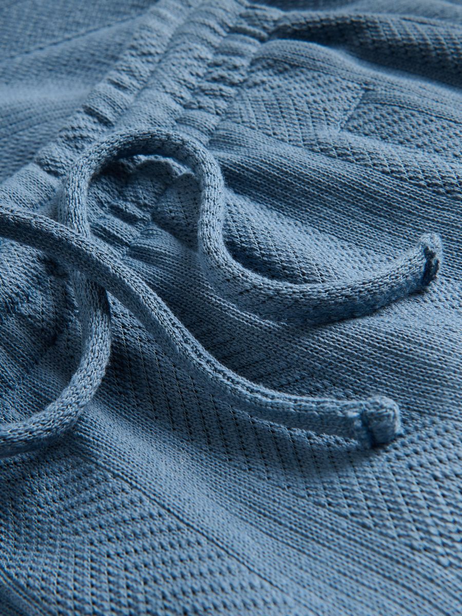 Short regular texturé - steel blue - RESERVED - 7