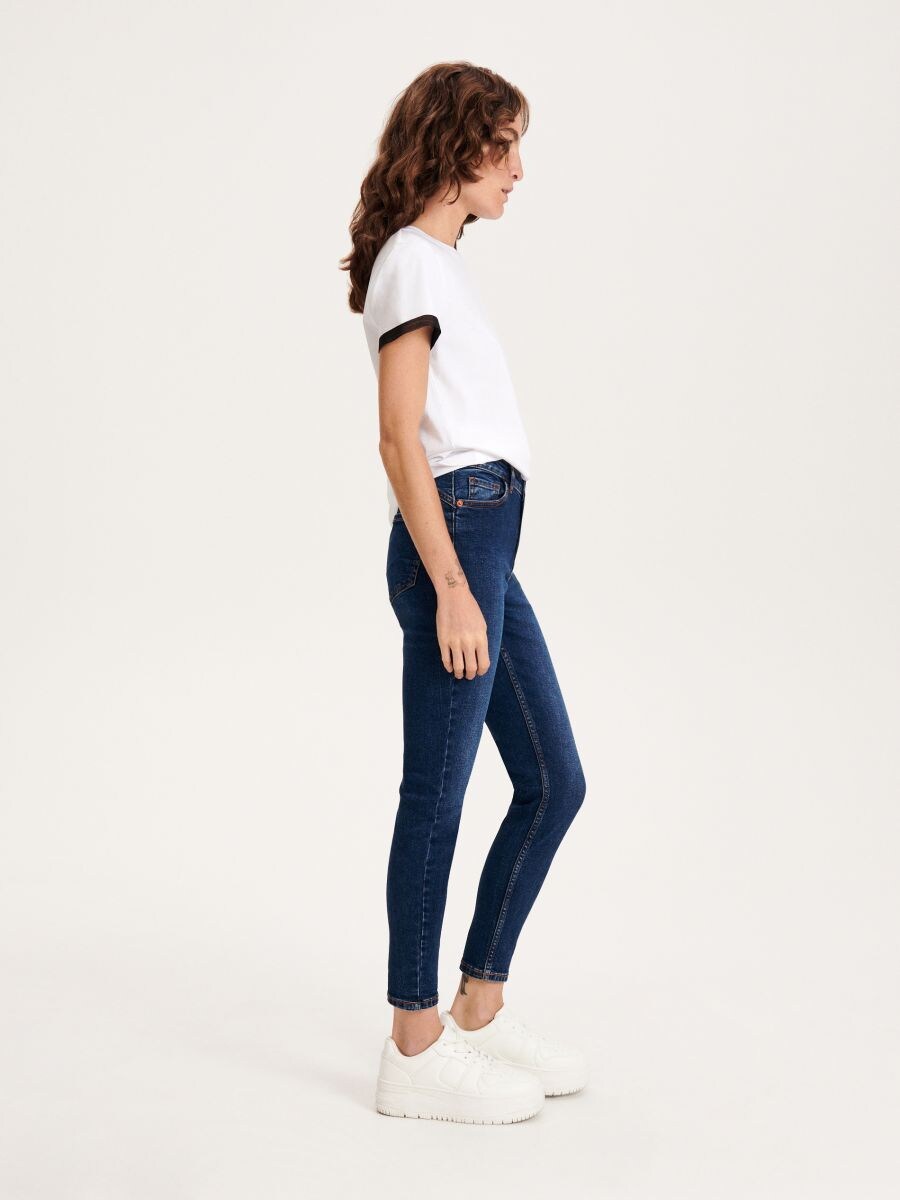 Push up jeans - navy - RESERVED - 5