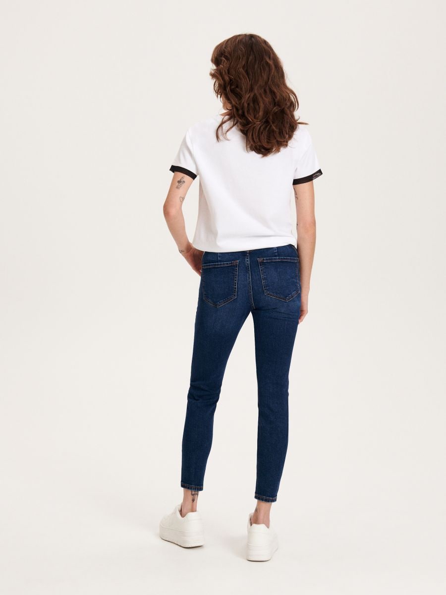 Kavbojke push up - navy - RESERVED - 4