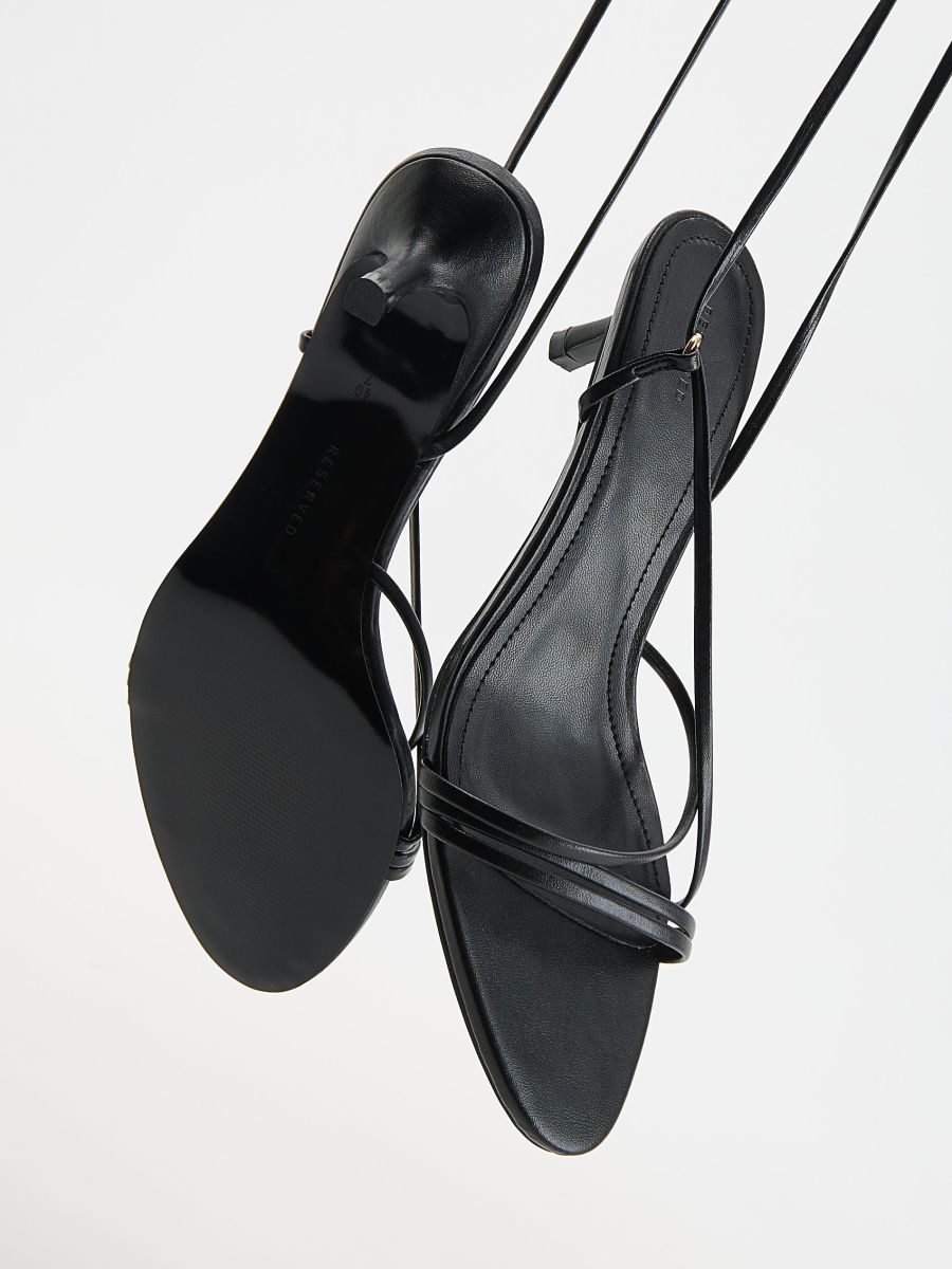 Strap flat sandals - black - RESERVED - 5