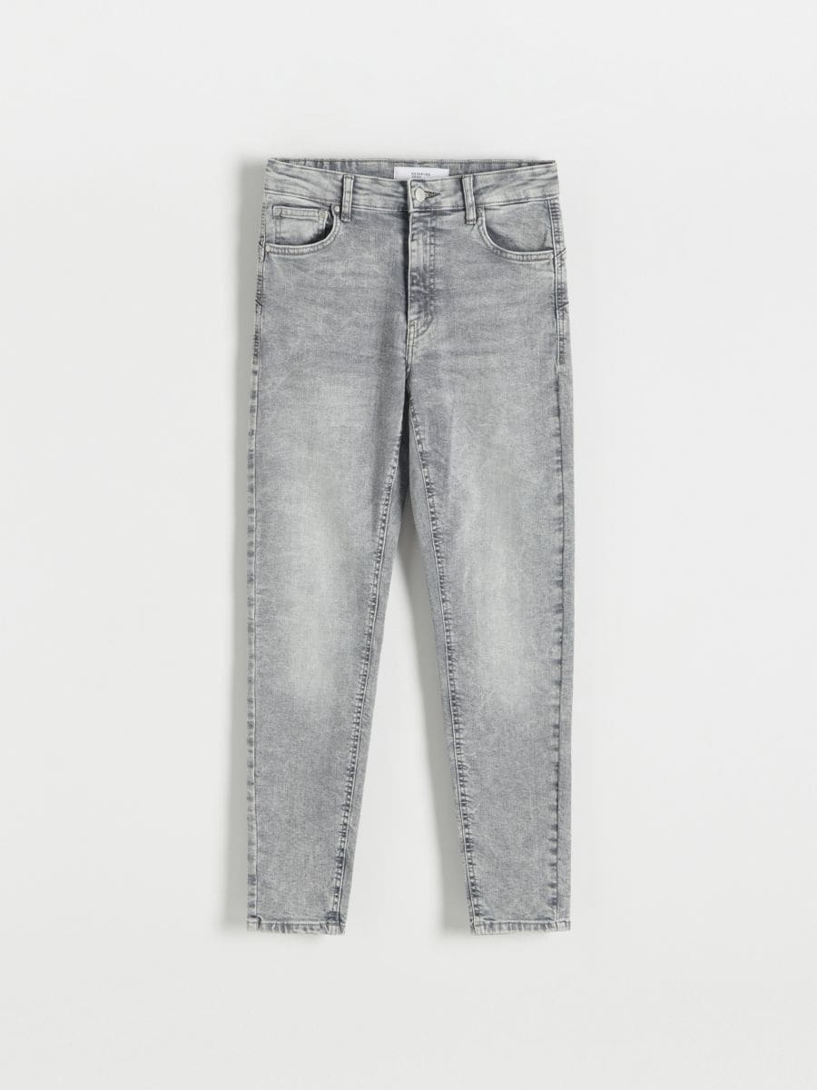 Slim push up jeans - light grey - RESERVED - 5