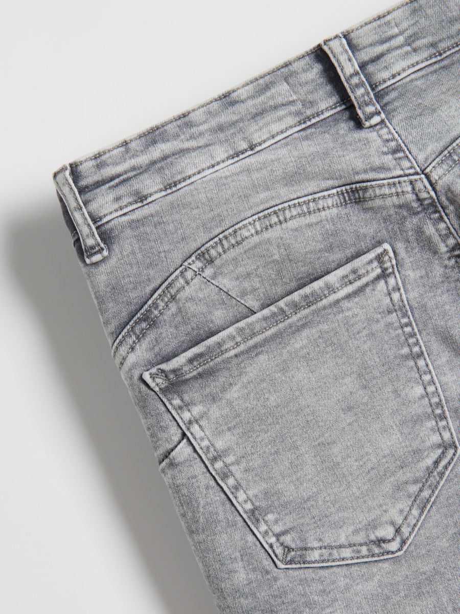 Slim push up jeans - light grey - RESERVED - 7
