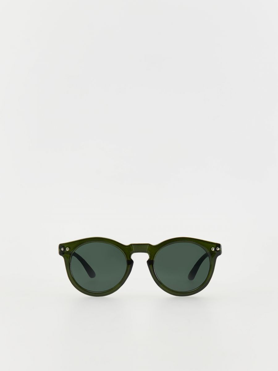 Gafas de sol - verde oscuro - RESERVED