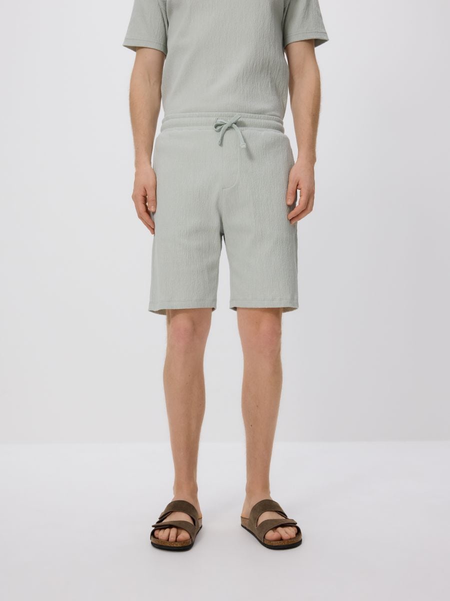Regular structural shorts - pale green - RESERVED - 2