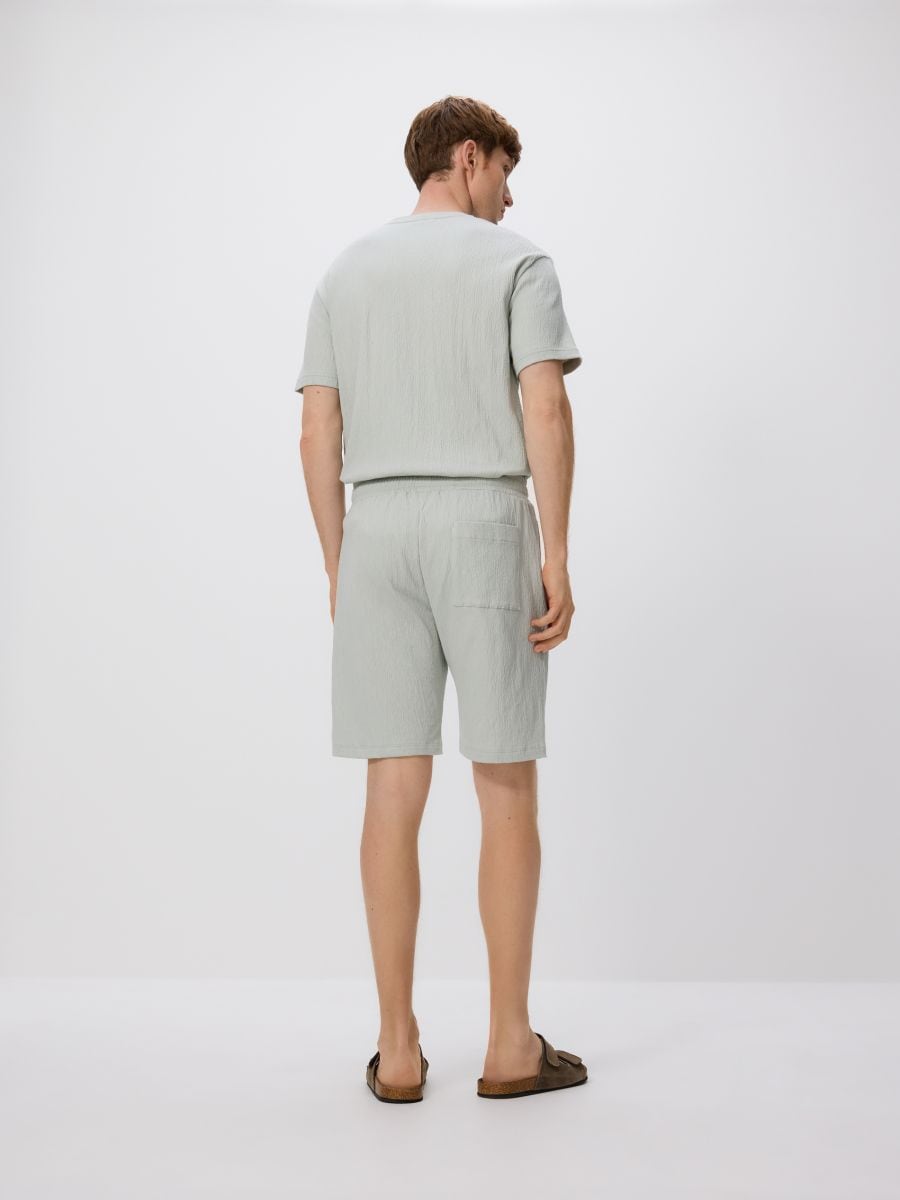 Regular structural shorts - pale green - RESERVED - 3