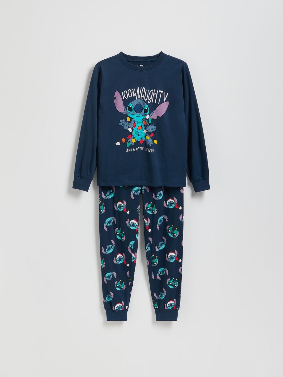 Lilo & Stitch two piece pyjama set - navy - RESERVED
