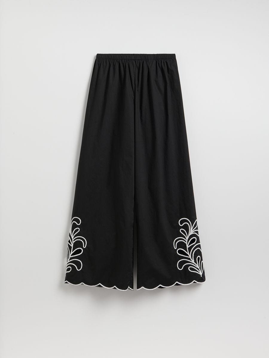 LADIES` TROUSERS - SVART - RESERVED