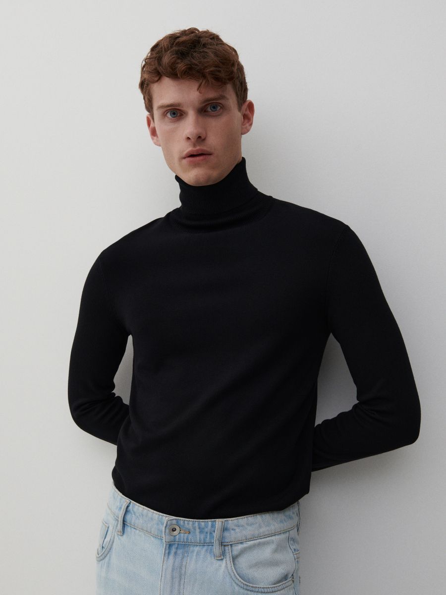 Classic turtleneck - black - RESERVED - 4