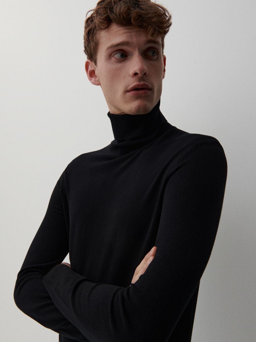 Classic turtleneck - black - RESERVED - 2