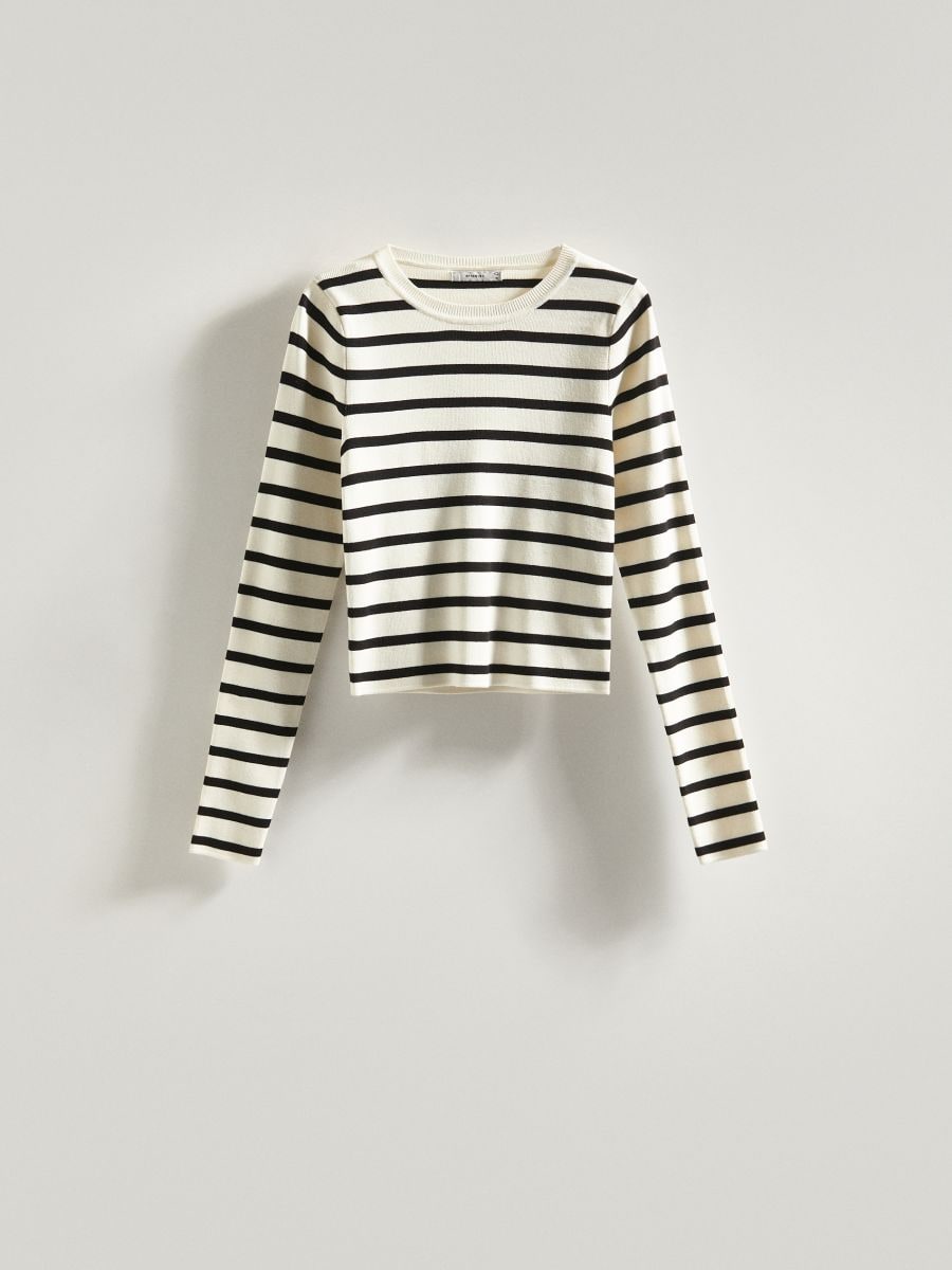 Slim fit jumper - multicolor - RESERVED - 3