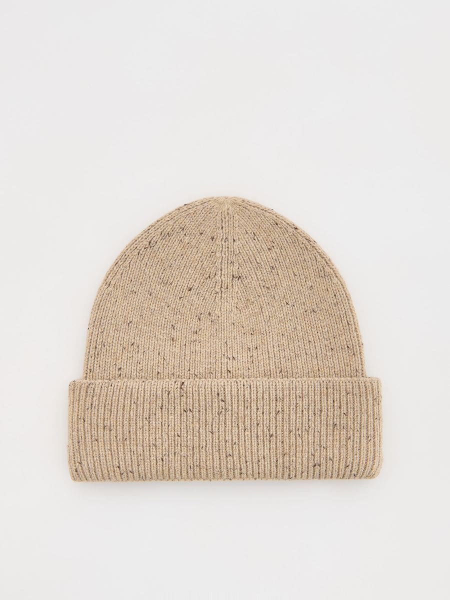 Wool blend beanie - beige - RESERVED - 2