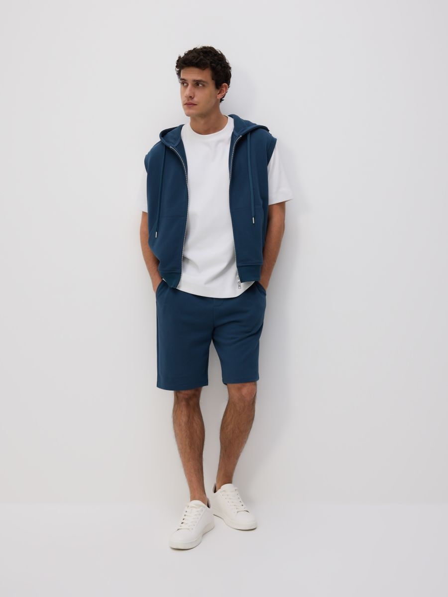 Regular shorts - steel blue - RESERVED - 2