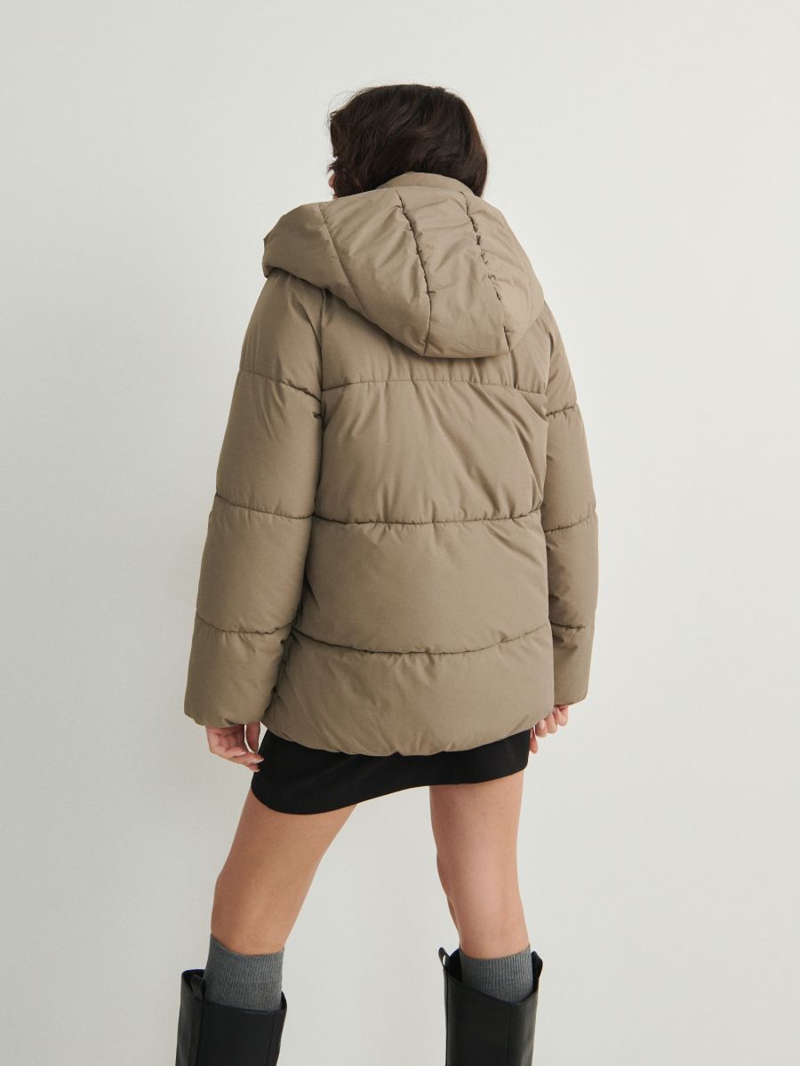 Insulated quilted jacket - green - RESERVED - 4