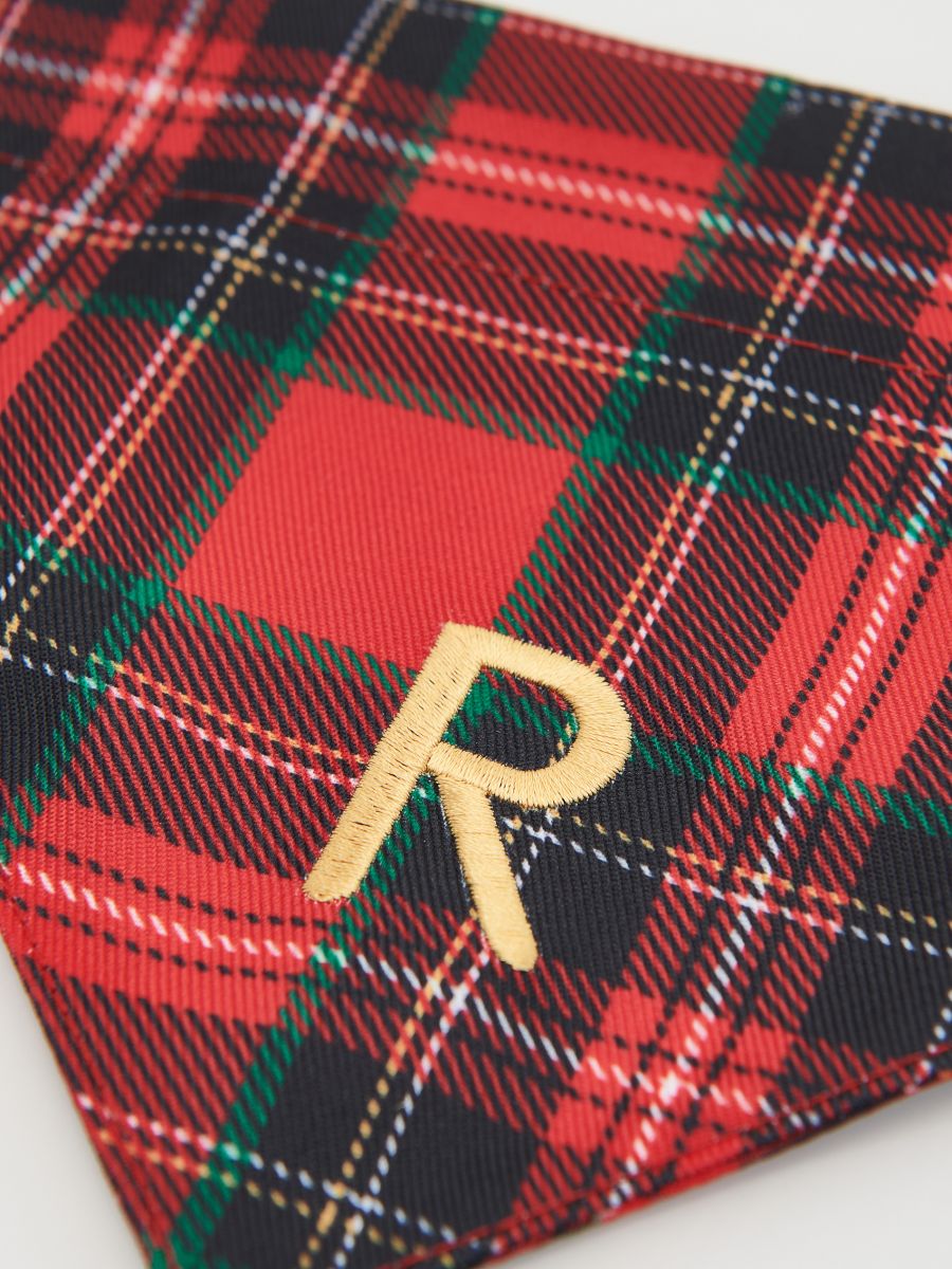 Collar bandanna with the letter “R” - multicolor - RESERVED - 2