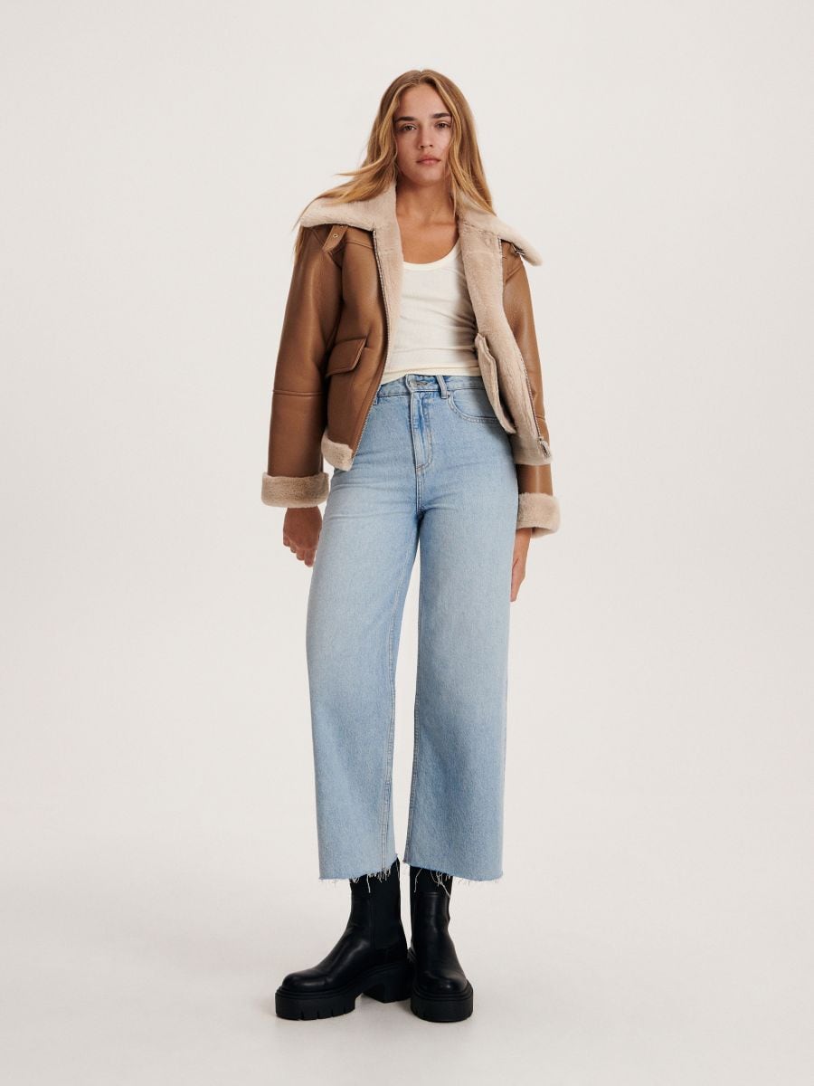 LADIES` OUTER JACKET - beež - RESERVED - 3