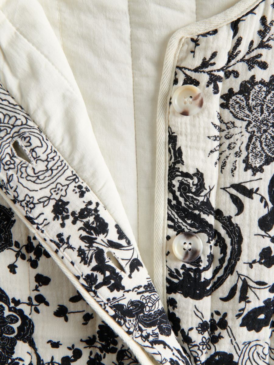 Quilted jacket - cream - RESERVED - 6