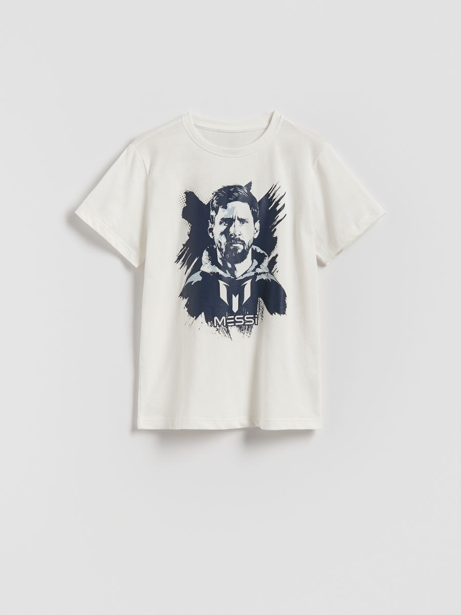 Messi póló - fehér - RESERVED