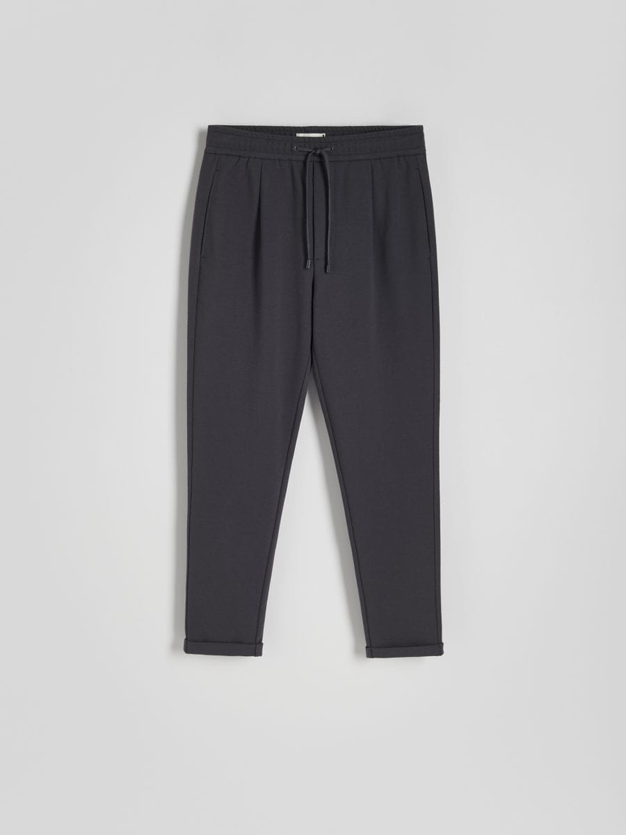 Regular trousers - dark grey - RESERVED - 4