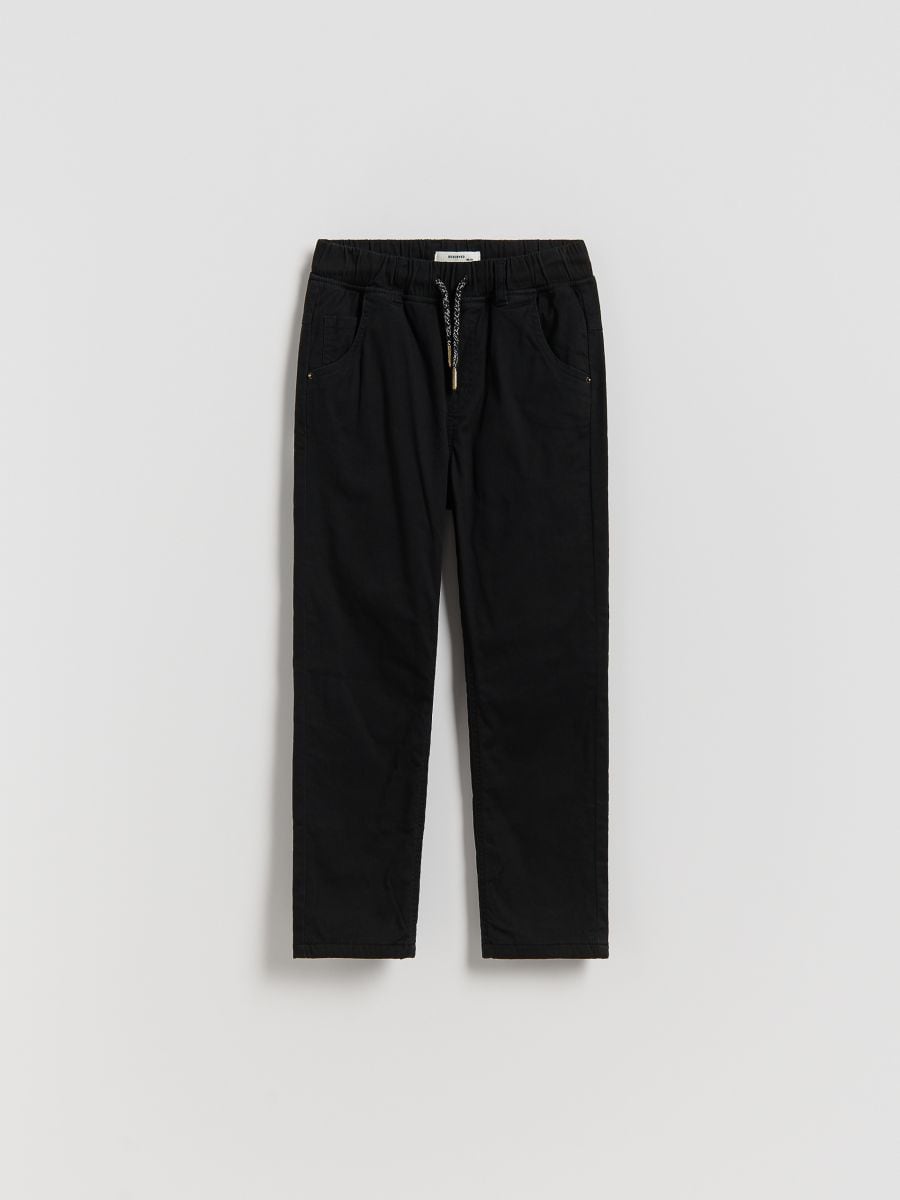 BOYS` TROUSERS - zwart - RESERVED