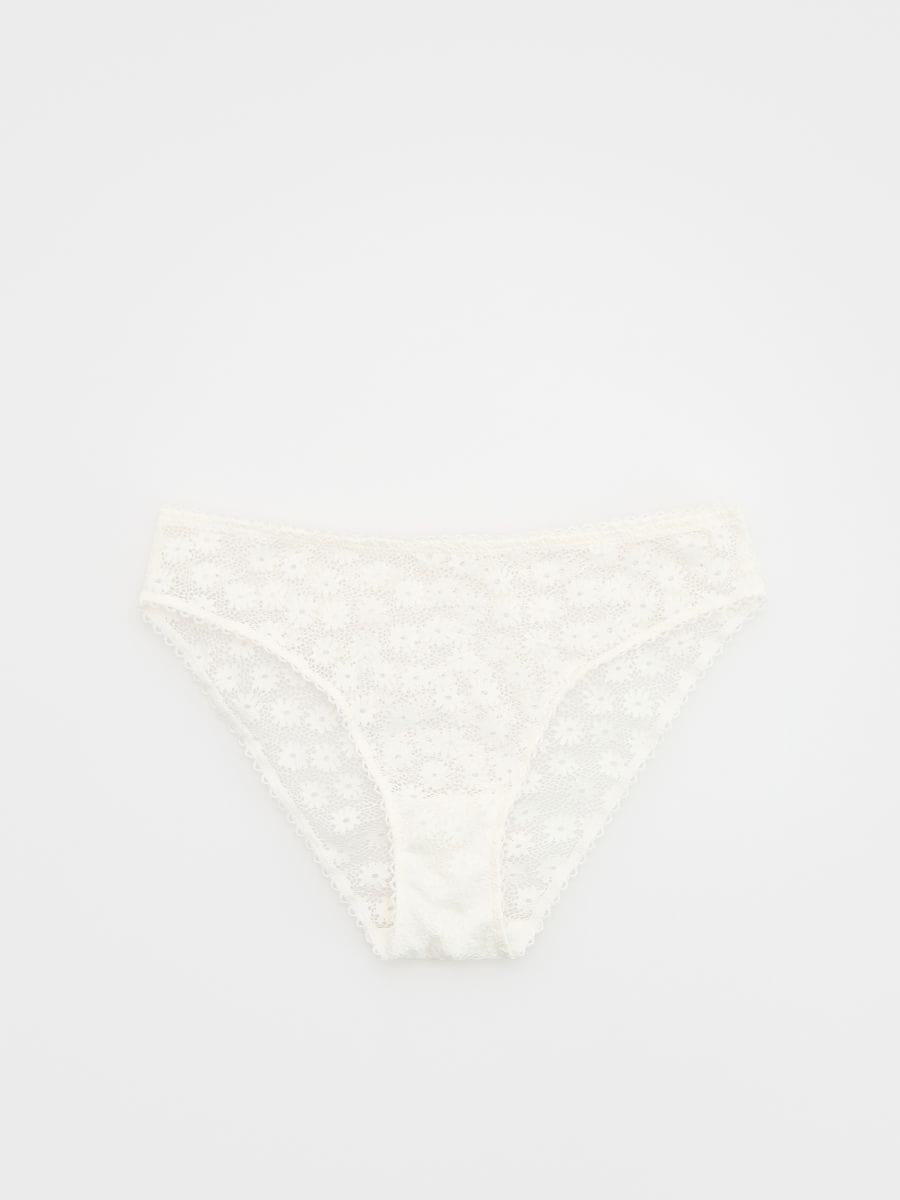 LADIES` BRIEFS - cream - RESERVED - 3