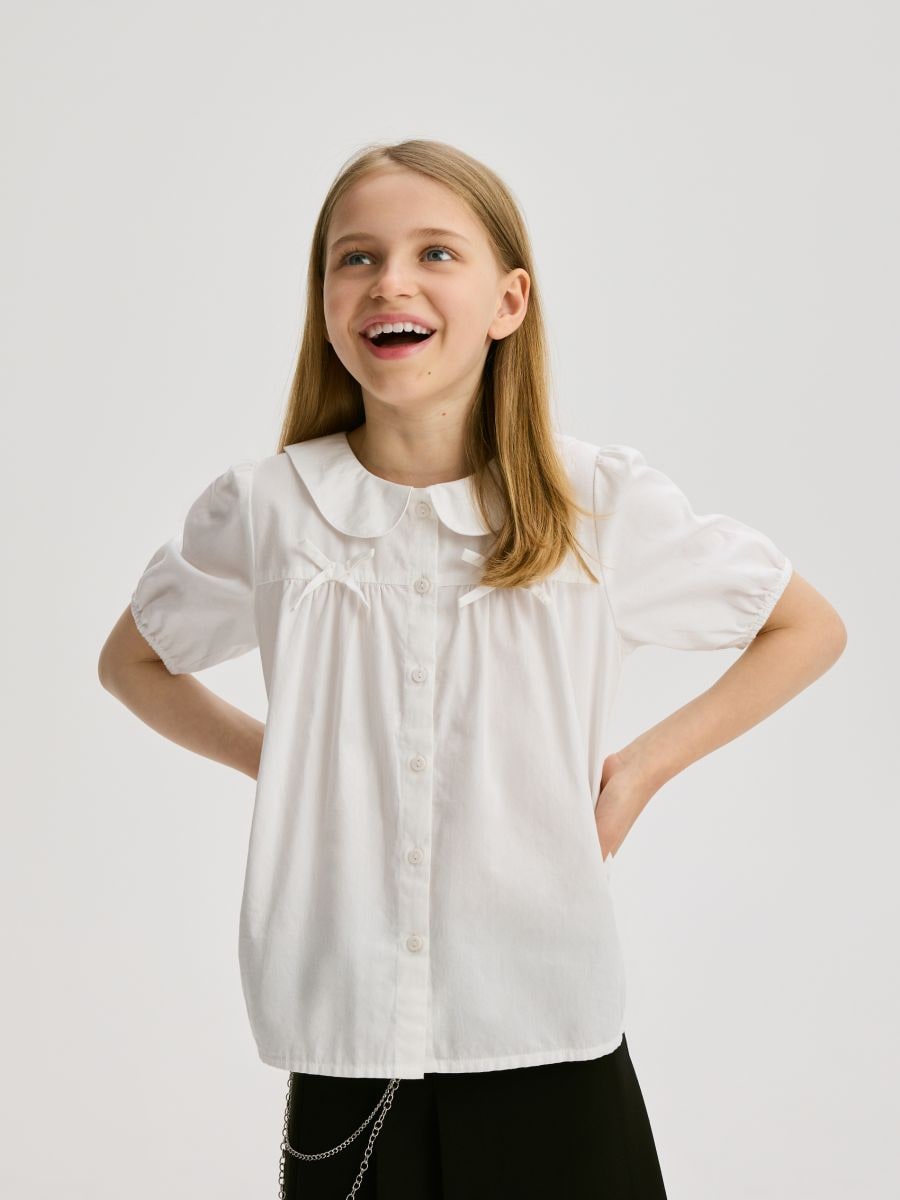 Camicia a maniche corte - bianco - RESERVED