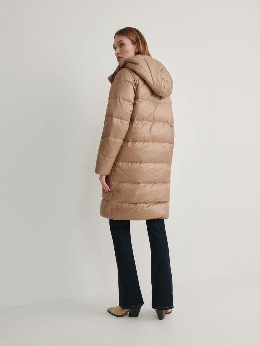 Coat with natural down insulation - beige - RESERVED - 5