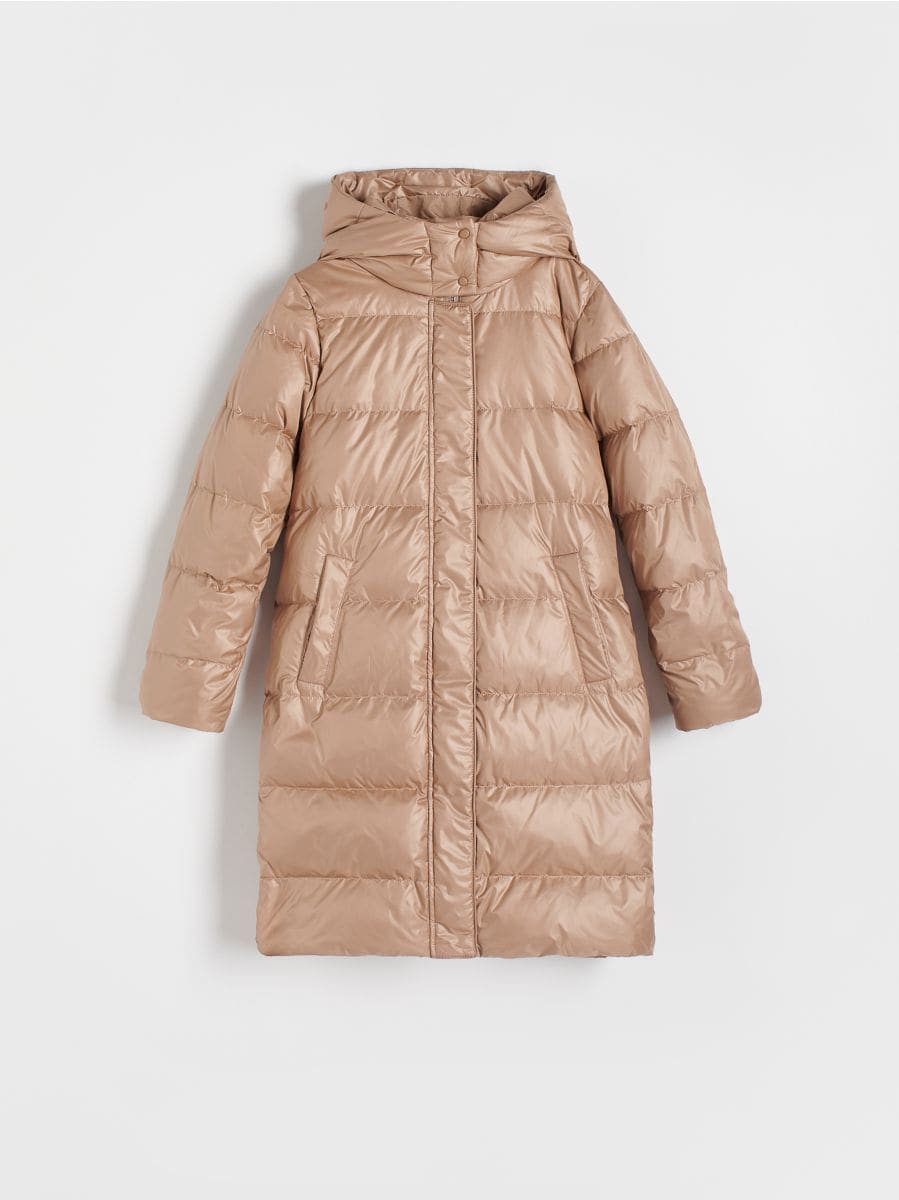 Coat with natural down insulation - beige - RESERVED - 6